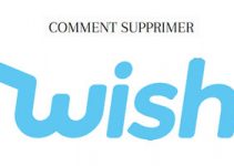 comment supprimer un compte wish?