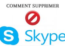 supprimer un compte skype
