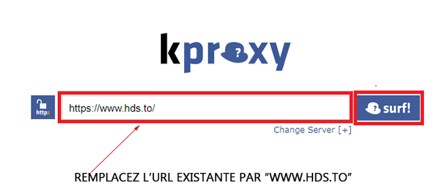 la méthode kproxy pour accéder à HDs.to