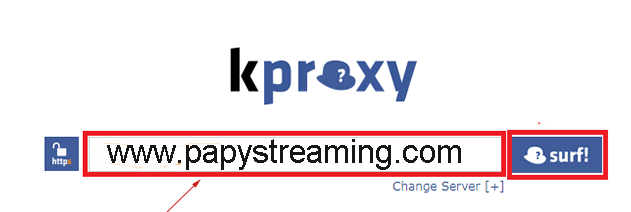 récupérer papystreaming.com à l'aide de la méthode proxy