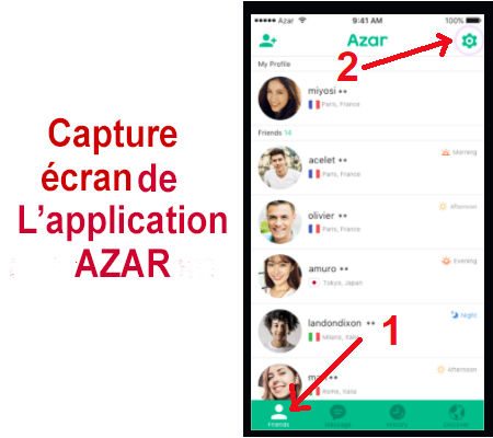 suppression du compte AZAR