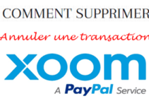 Supprimer une transaction sur Xoom