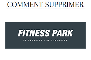 Comment se désabonner de Fitness Park ?
