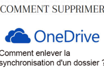 Comment stopper la synchronisation d'un dossier avec OneDrive ?