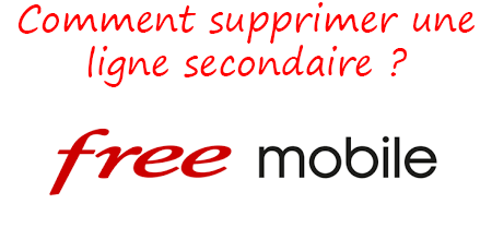 Résilier une ligne secondaire Free Mobile
