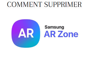 Comment supprimer l'application AR Zone ?