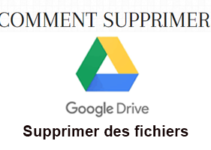 Supprimer des fichiers sur Google Drive