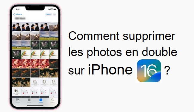 Comment supprimer les photos doublons sur iOS ?